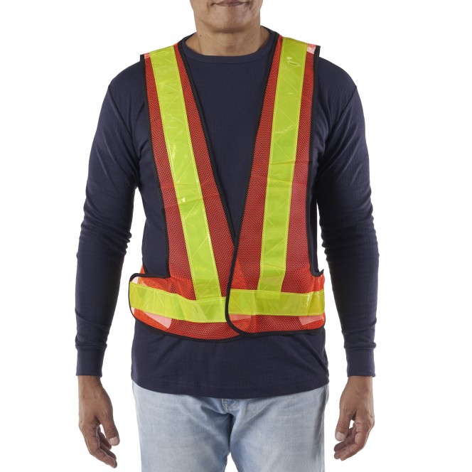 Safety Vest with dual opening